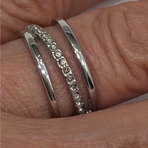 Ring 925 stamped, new condition, no scratches. Size 7